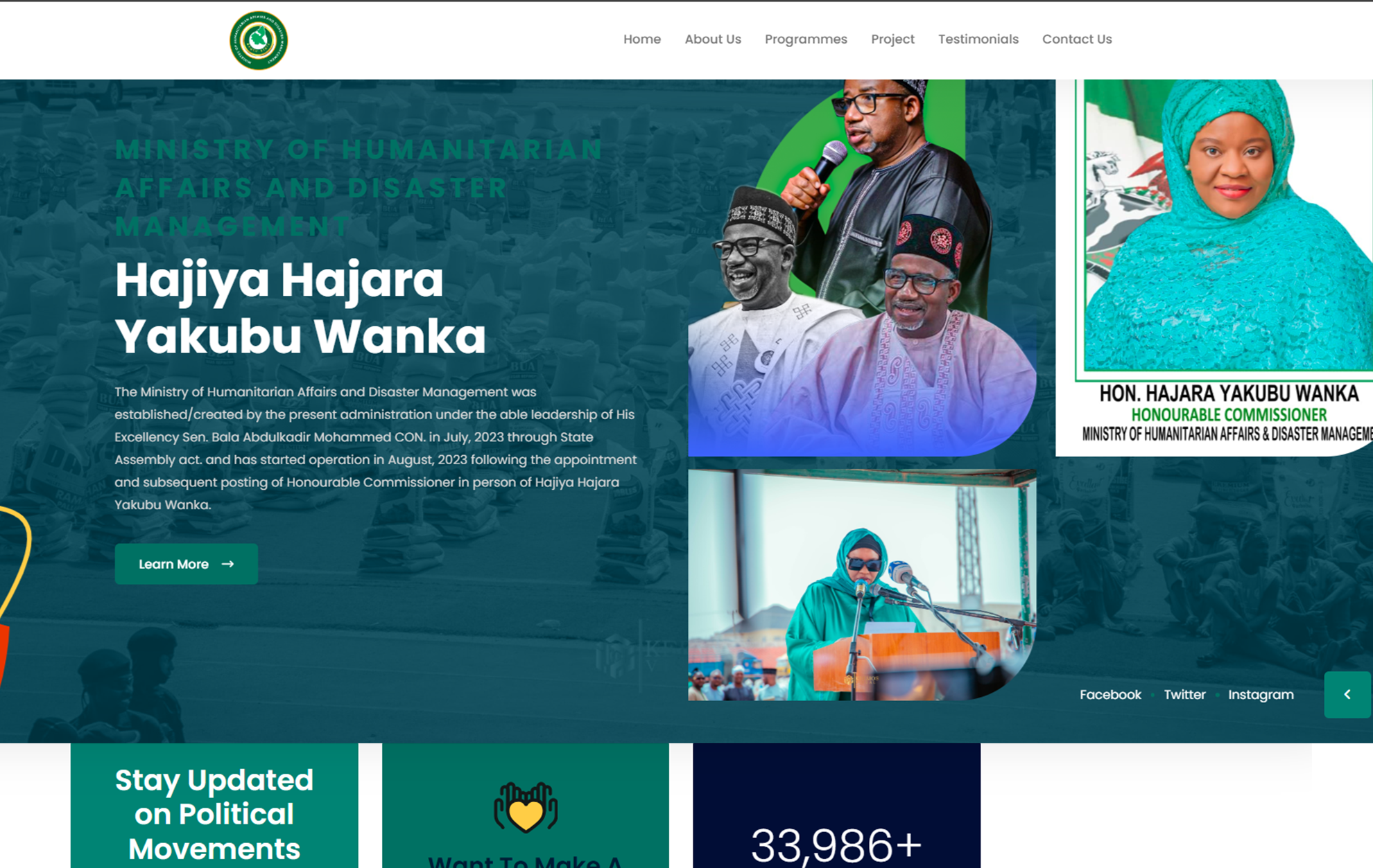 Ministry of Humanitarian Affairs Bauchi